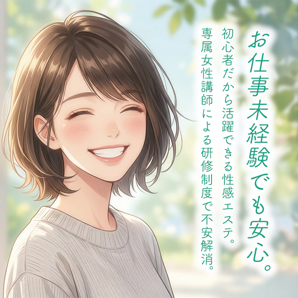 未経験の方も安心できる